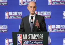 NBA: Prediction Markets No Different Than Sports Betting NBA Commissioner Adam Silver speaks during an NBA All-Star Weekend press conference.