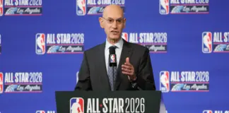 NBA: Prediction Markets No Different Than Sports Betting NBA Commissioner Adam Silver speaks during an NBA All-Star Weekend press conference.