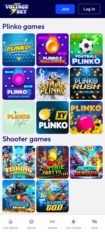 Voltage Bet Specialty games