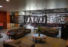 Valve headquarters lobby in Bellevue, Washington
