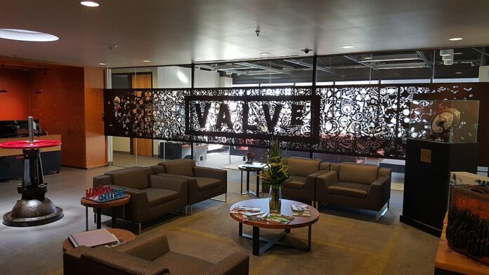 Valve headquarters lobby in Bellevue, Washington