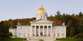 Vermont Lawmakers Introduce Bill to Ban Prediction Markets The Vermont State House in Montpelier