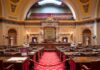 Minnesota Senators Introduce Twin Bills Targeting Sweepstakes Casinos & Prediction Markets Minnesota Senate chamber at the Minnesota State Capitol in St. Paul.