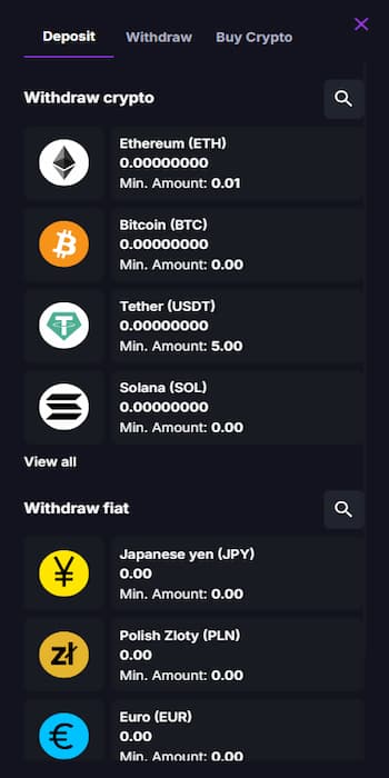 CoinCasino - Make instant crypto withdrawals.