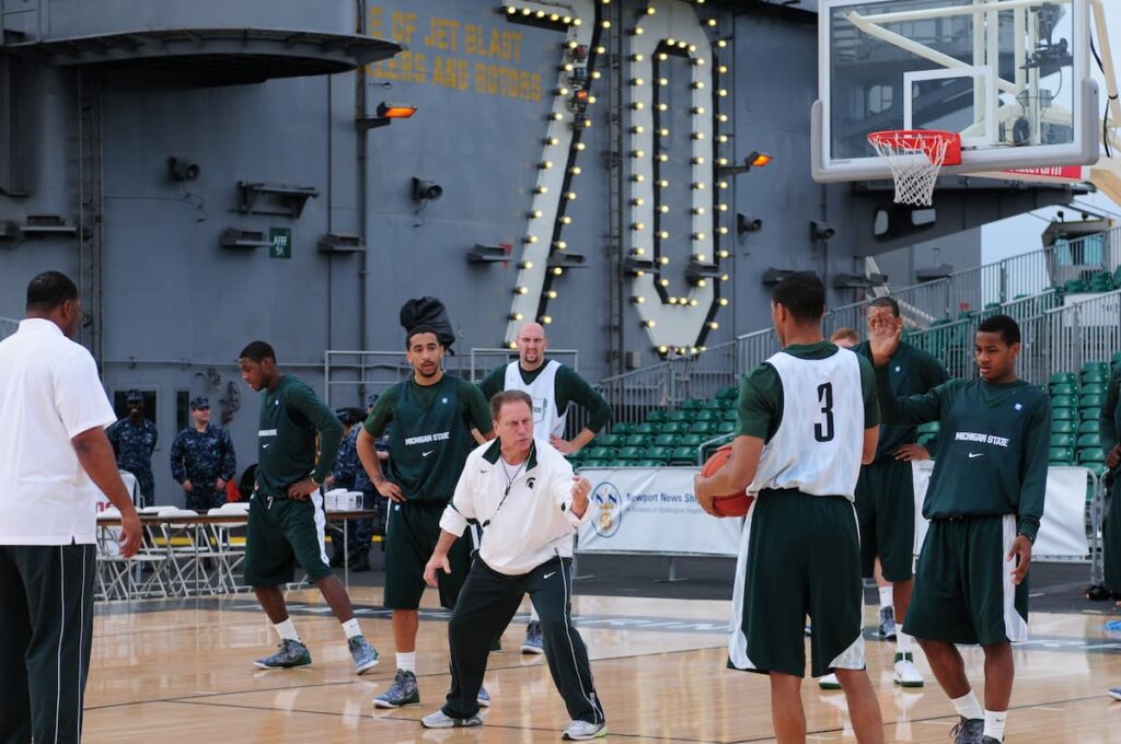 MSU head coach Tom Izzo