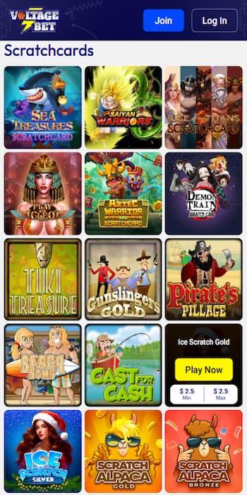 Voltage Bet - Play instant-win games at Mississippi online casino sites.