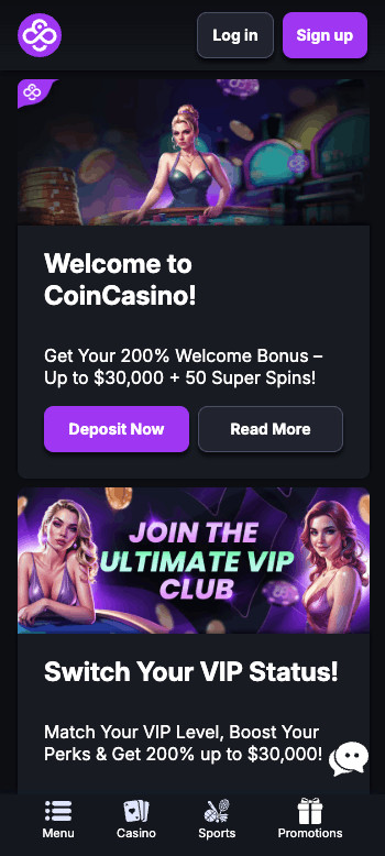 CoinCasino promos