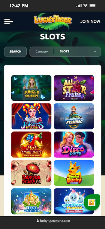 Lucky Tiger Casino Slot Games