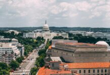 View of the U.S. Capitol in Washington, D.C., where federal lawmakers oversee financial and derivatives market regulation.