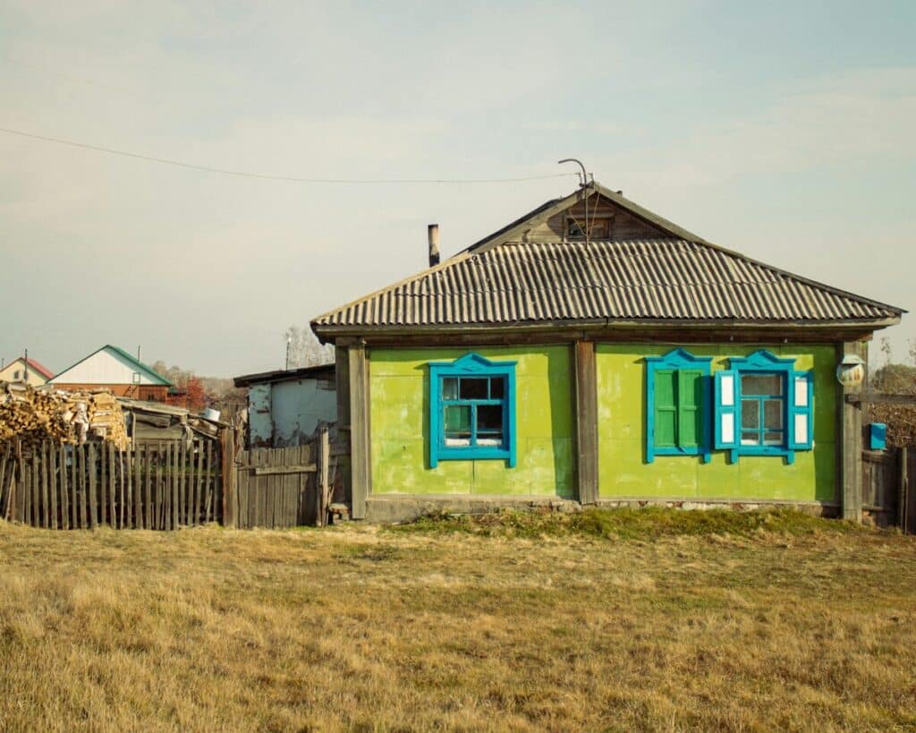 A rural community in Zdvinsk, Novosibirsk Oblast, in Southwestern Siberia, Russia.