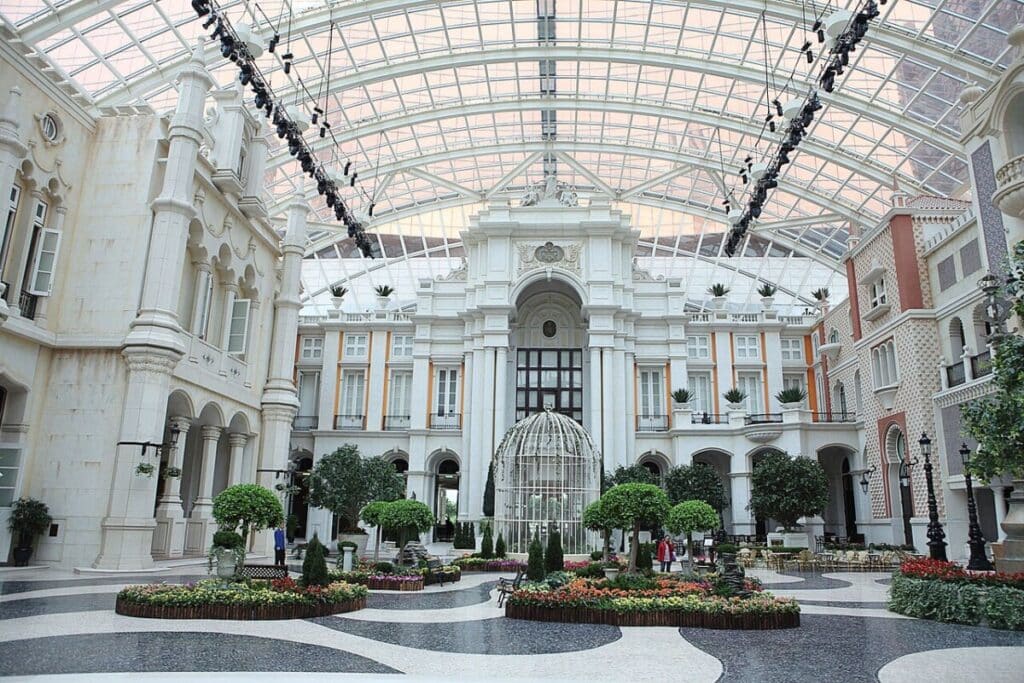 Inside an MGM China resort in Macao.
