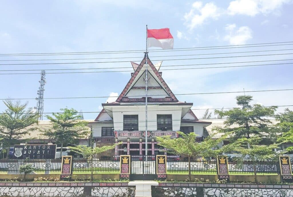 A government office in Dairi Regency in Indonesia’s North Sumatra Province.