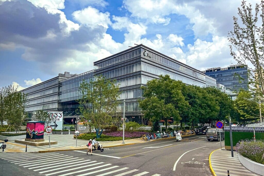 ByteDance’s headquarters in the Haidian District of Beijing, China.