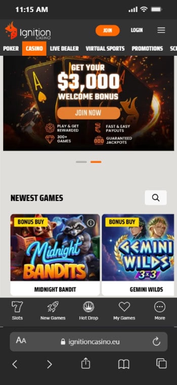 Fast Withdrawal Casinos Ignition Casino Games