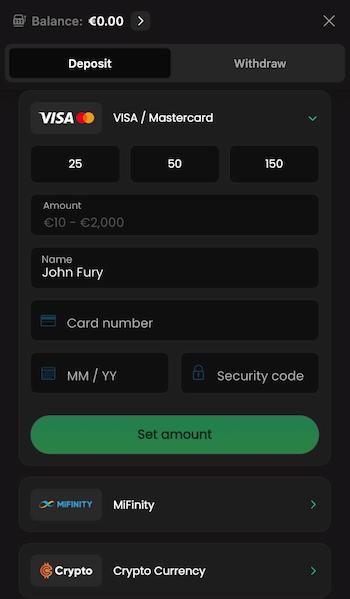 Betninja payments